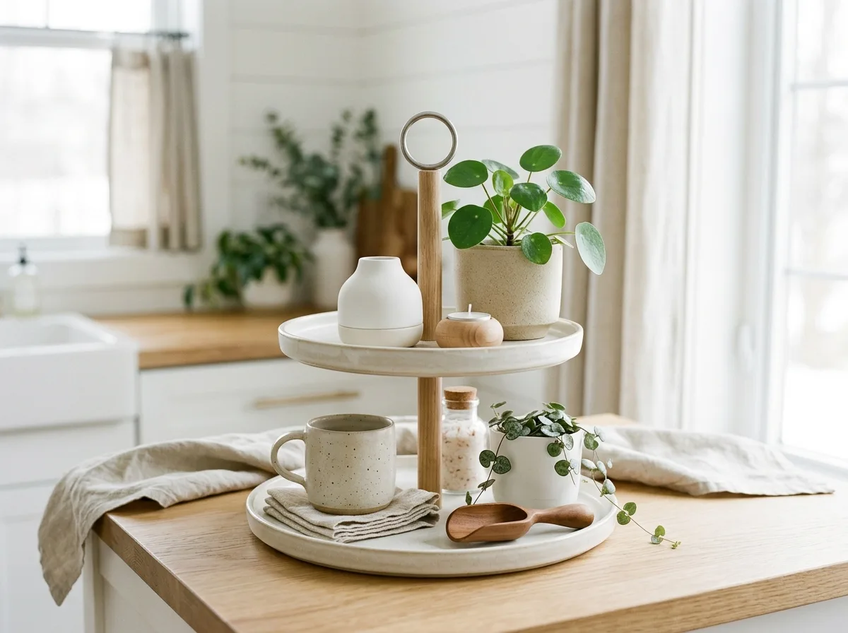 Minimalist Summer Tray Decor for 10 summer tiered tray decor ideas for a fresh home look